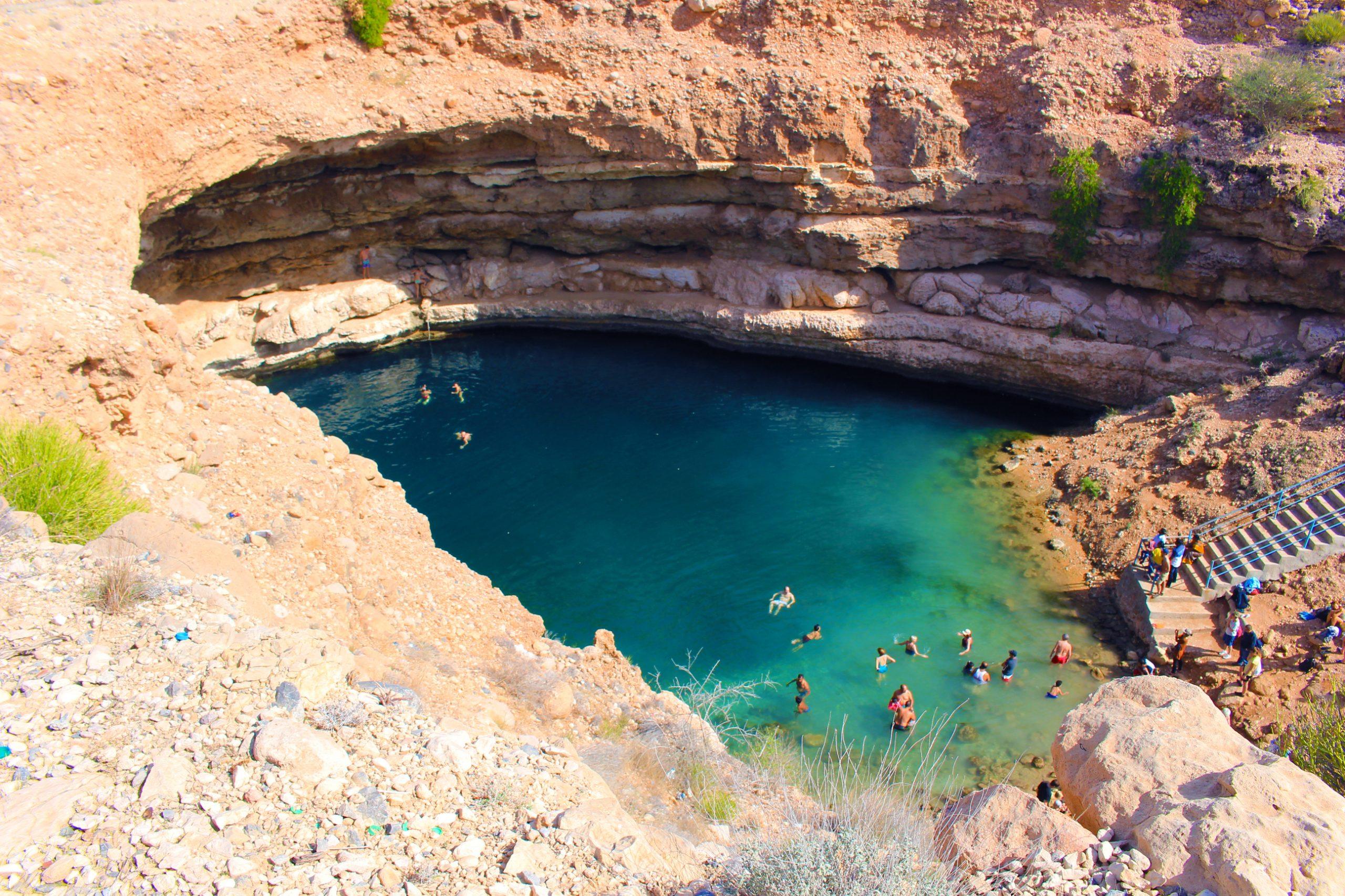 Sink,Hole,In,Oman,Refered,As,Bimmah,Sinkhole